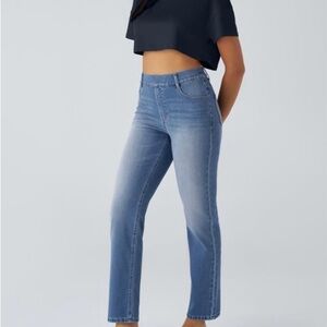 HALARA flex denim straight leg size M New